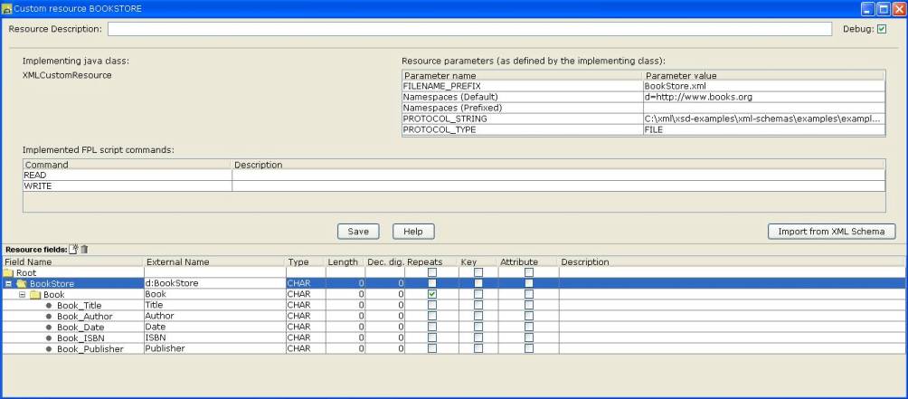 XML Custom Resource